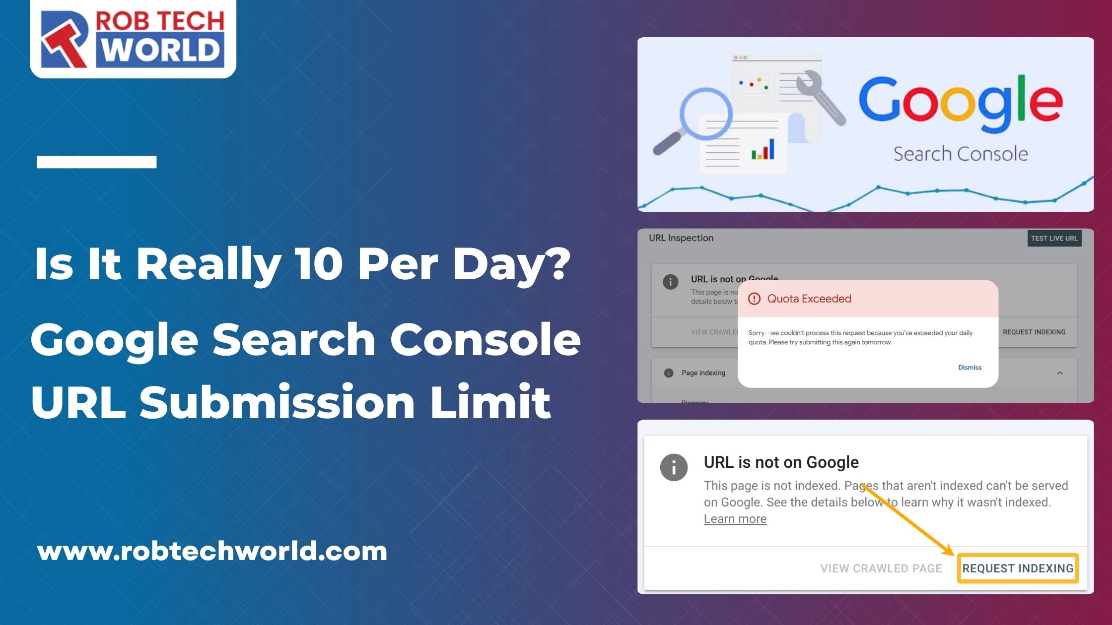 Google Search Console URL Submission Limit
