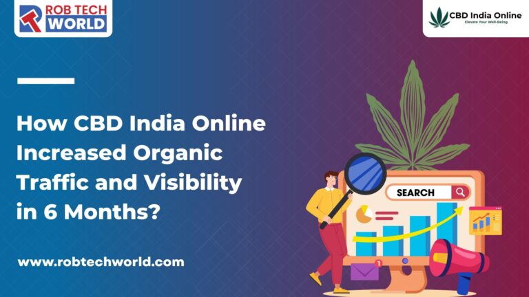 Organic Traffic and Visibility in 6 Months