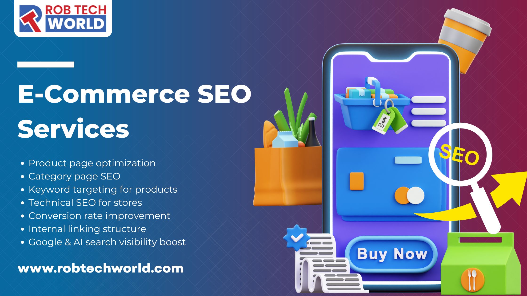 Rob Tech World E-Commerce SEO