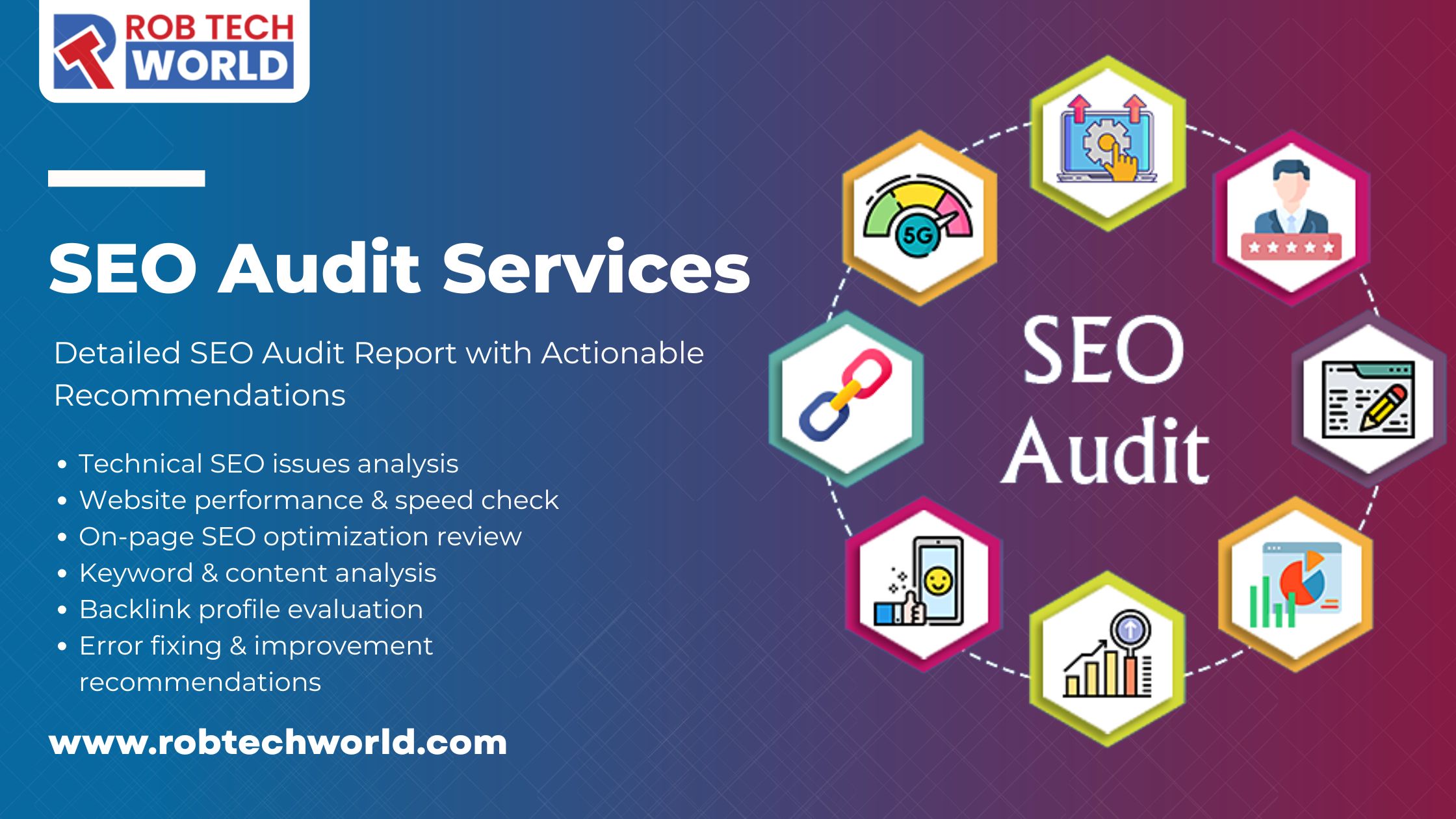 Rob Tech World SEO Audit Services