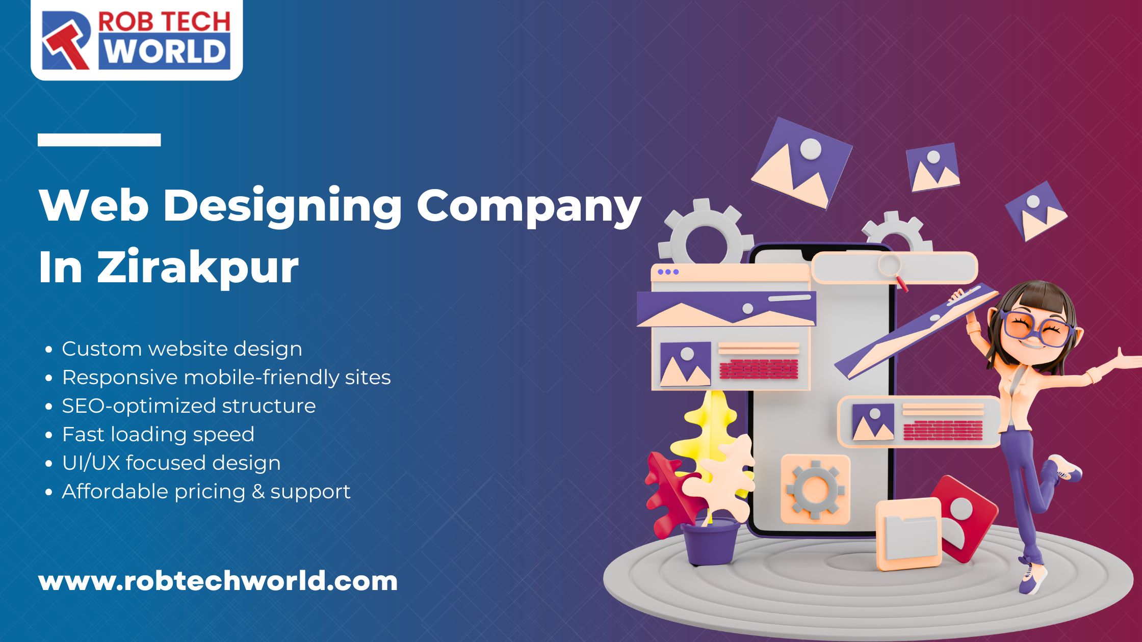 Rob Tech World Web Designing Company In Zirakpur