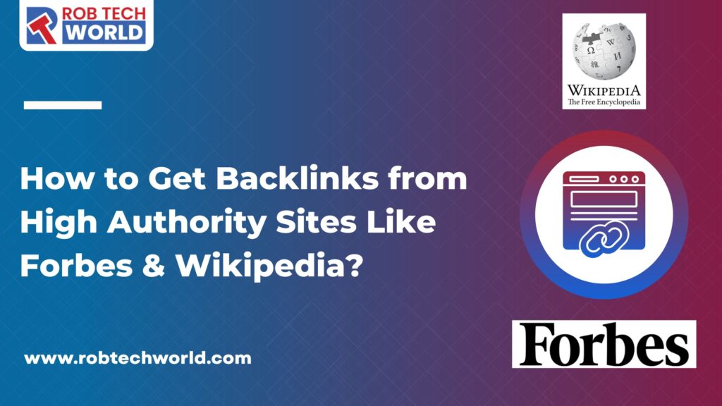 backlinks from high-authority sites