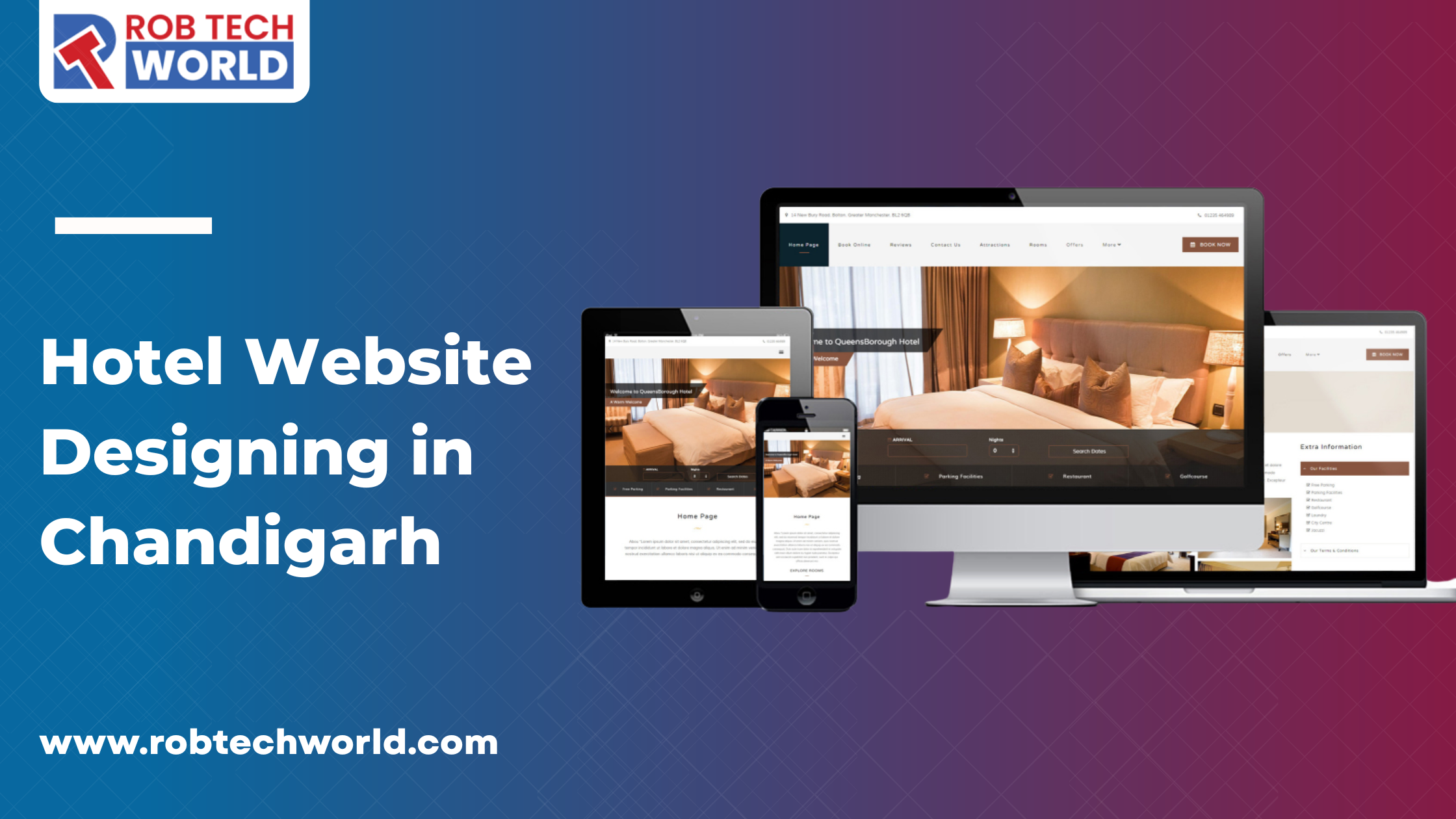 Hotel Website Designing in Chandigarh