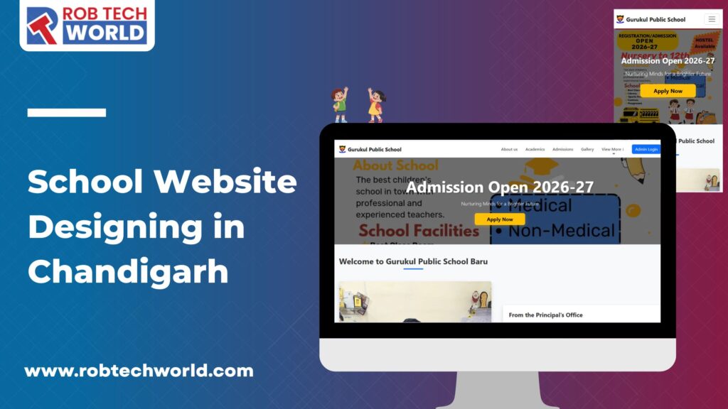 School Website Designing in Chandigarh