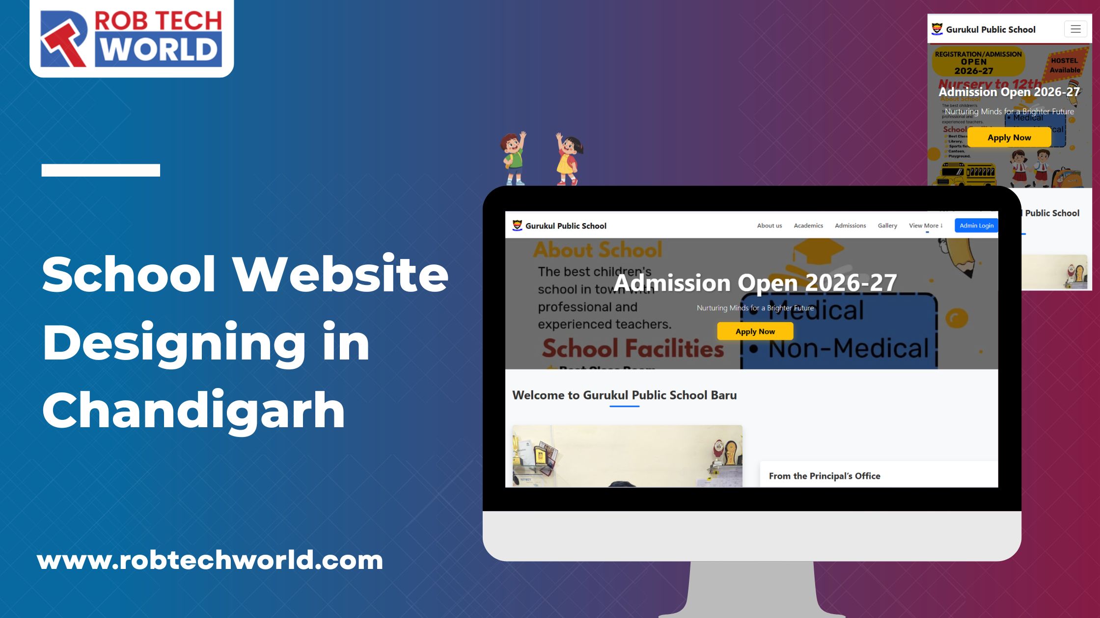 School Website Designing in Chandigarh