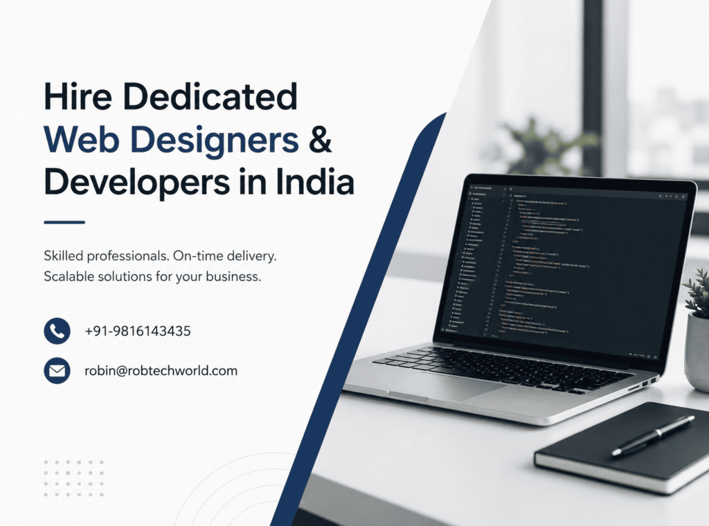 Hire Dedicated Web Designers & Developers in India