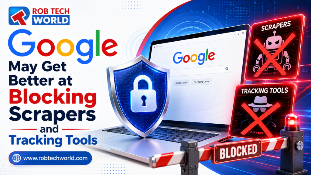Google Blocking Scrapers and Tracking Tools
