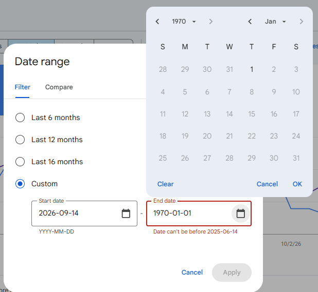 Date Picker Not Working Yet
